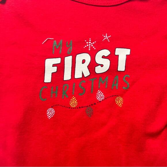 Carter's Baby Matching Holiday My First Christmas  Onesie and Legging Set Sz 6M - Picture 9 of 11